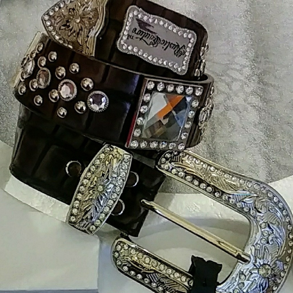 Leather Western Belt